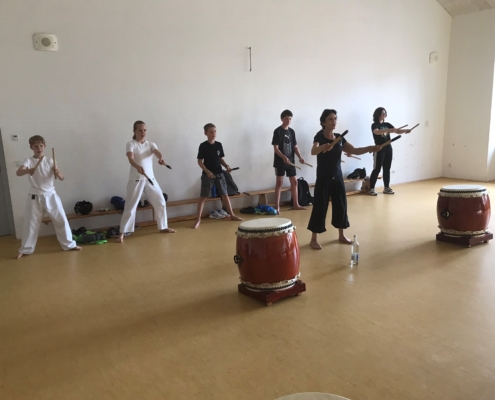 Taiko für Kinder, japanisches Trommeln für Kinder, Mülheim an der Ruhr